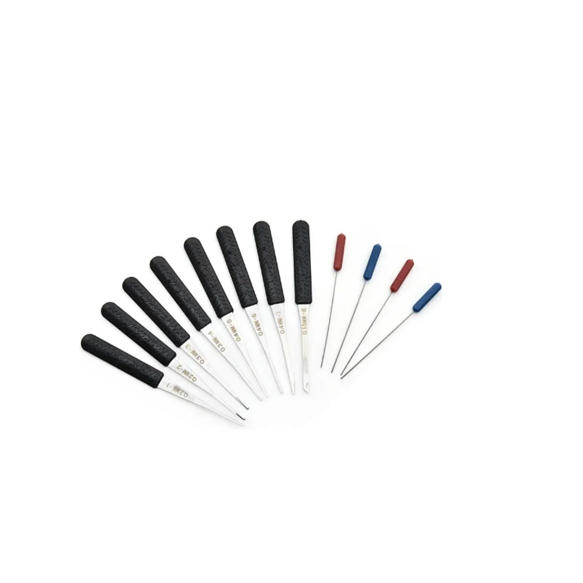 GENERICO - Set Extractor Llave Rota Ganzuas 12 Piezas Cerrajeria