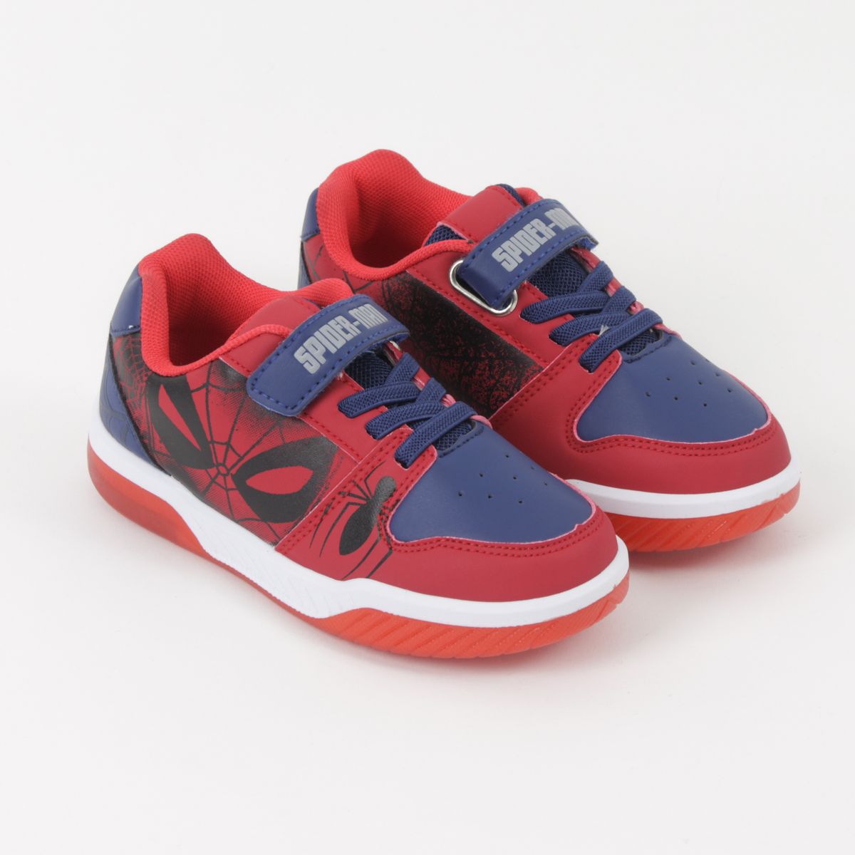 MARVEL - Zapatillas con luces Niño Rojo Ojos Spiderman Marvel