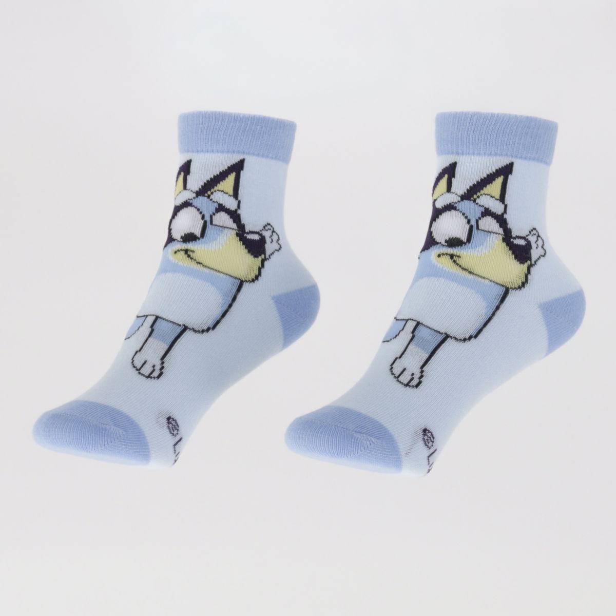 BLUEY - Tripack Calcetines Niño Azul Listado Bluey