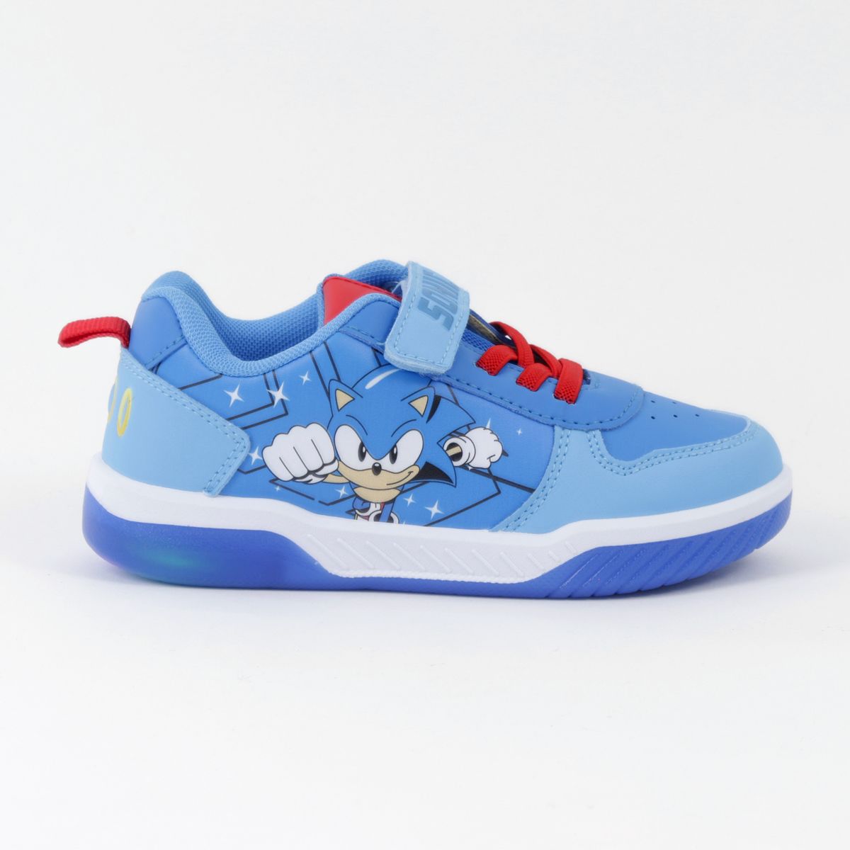 SONIC - Zapatillas con luces Niño Azul Volando Sonic