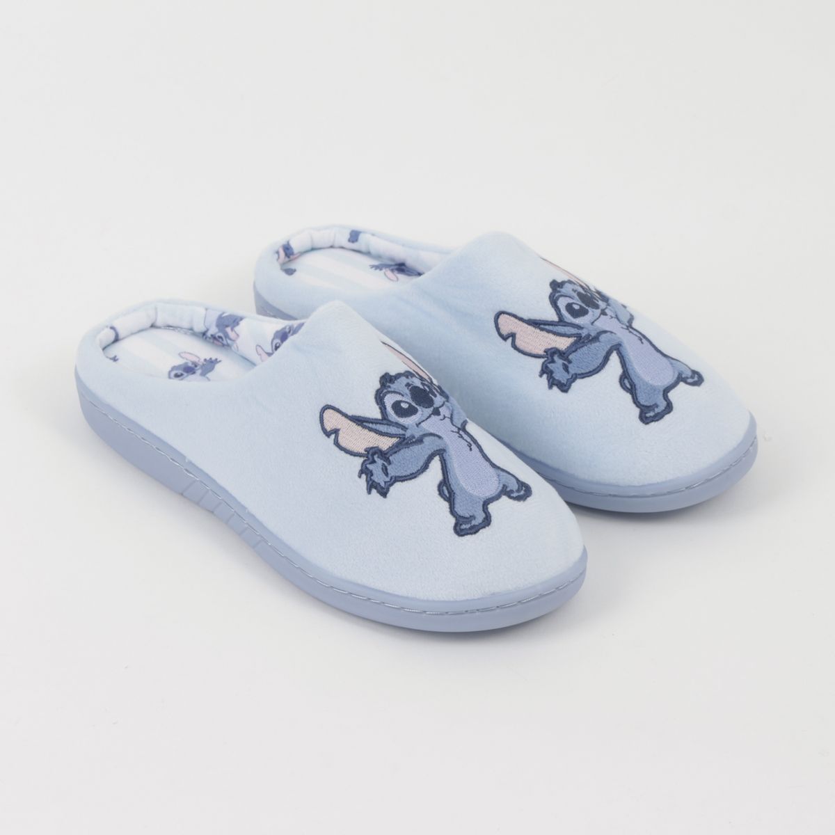 DISNEY - Pantufla Mujer Celeste Lilo & Stitch Disney