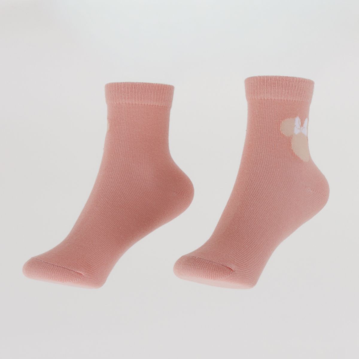 DISNEY - Tripack Calcetines Niña Damasco Carita Minnie Disney