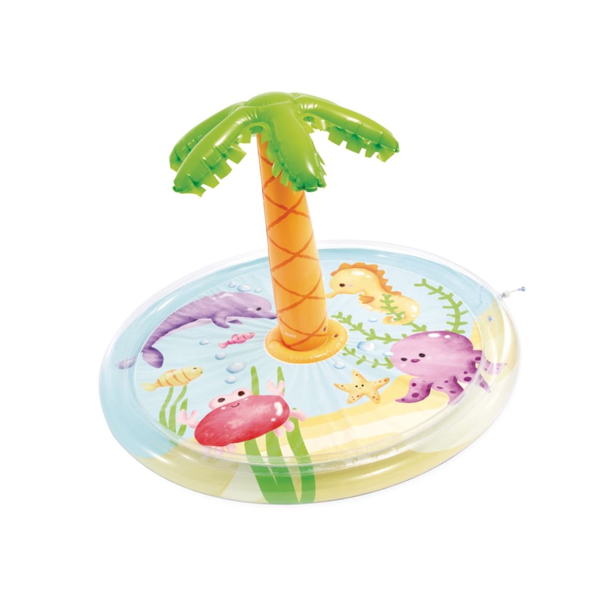 INTEX - Piscina Infantil Inflable INTEX Spray Palmera con Rociador de Agua