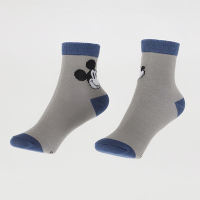 Imagen 2 del producto Tripack Calcetines Niño Azul Carita Mickey