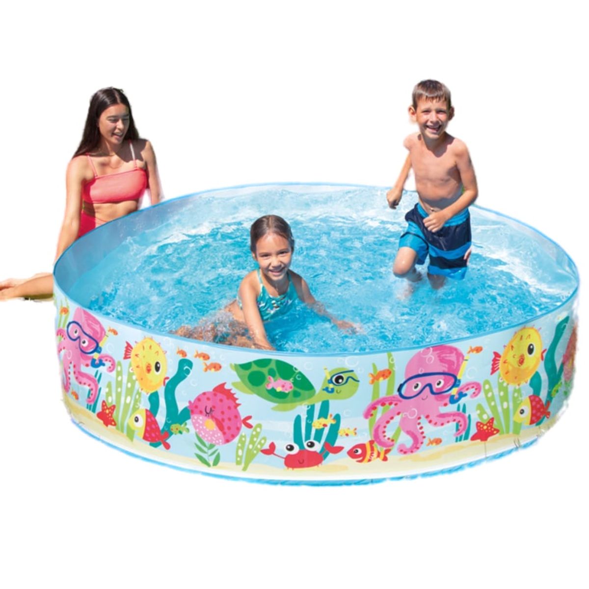 INTEX - Piscina Infantil Rigida INTEX Ocean Play Snapset Diseńos Surtidos