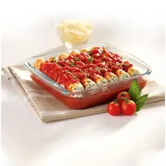 MARINEX - Asadera De Vidrio Refractario Pequeño Horno 730ml