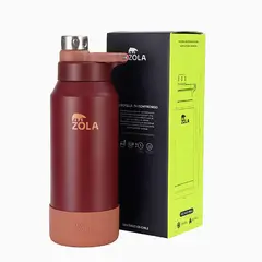 ZOLA OUTDOORS - Botella Térmica 1000 ML HIKERS BURDEO