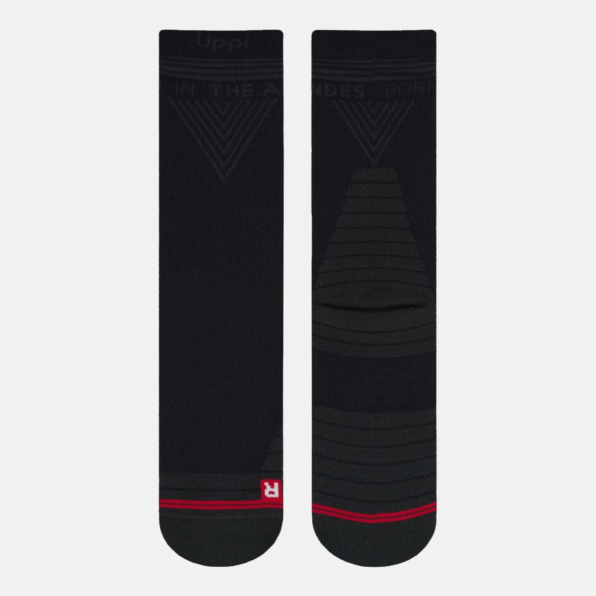 LIPPI - Calcetines Hombre Duo Trekking Light Pack Negro Azul Grisaseo Lippi