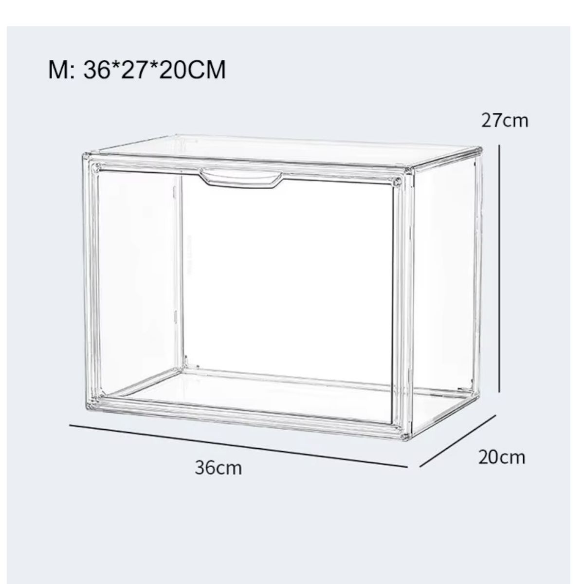 GENERICO - Pack 10 Cajas Organizadora Media Carteras Bolsos Apilable