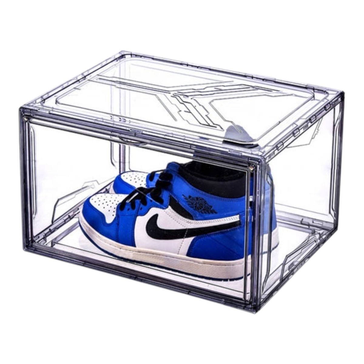 GENERICO - Pack 5 Cajas Organizadora Zapato Apilable Cierre Lateral