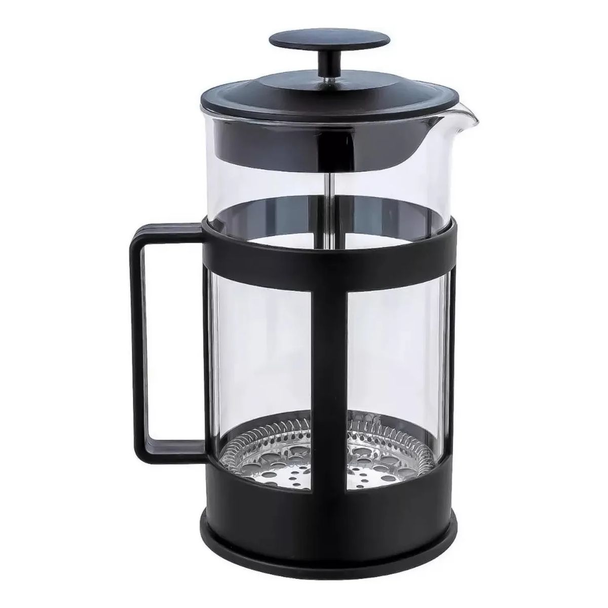 GENERICO - Prensa Francesa Cafetera Manual 600 Ml Color Negro