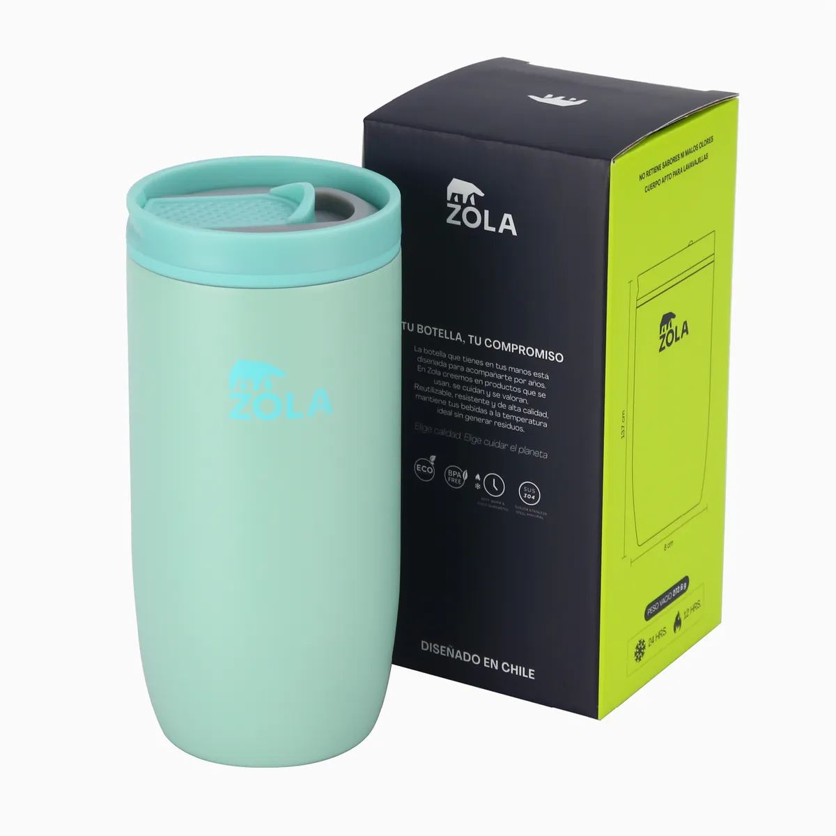 ZOLA OUTDOORS - VASO TÉRMICO MUG 425 ML ZOLA OUTDOORS CALYPSO