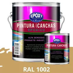 EPOXY - PINTURA EPÓXICA 2K CANCHAS DEPORTIVAS - KIT GALON RAL 1002