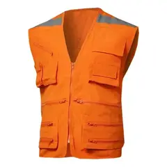 ACTIVEX - Chaleco Geólogo Poplin Naranja