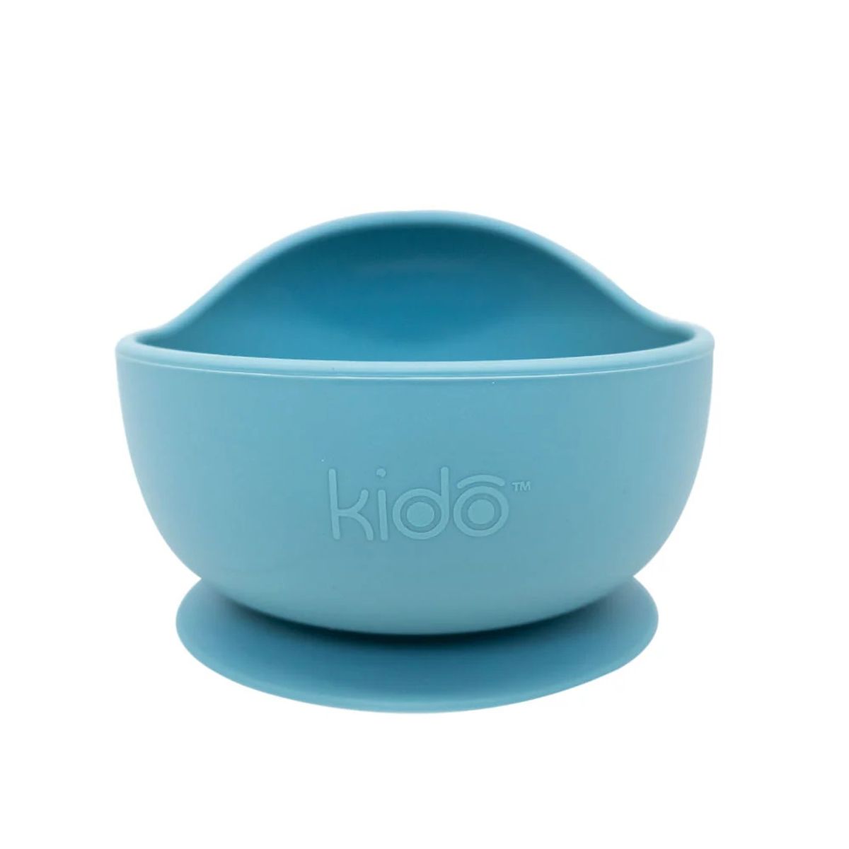 KEEP TITANIO - Bowl Silicona Azul Claro Ventosa Kido Toddler