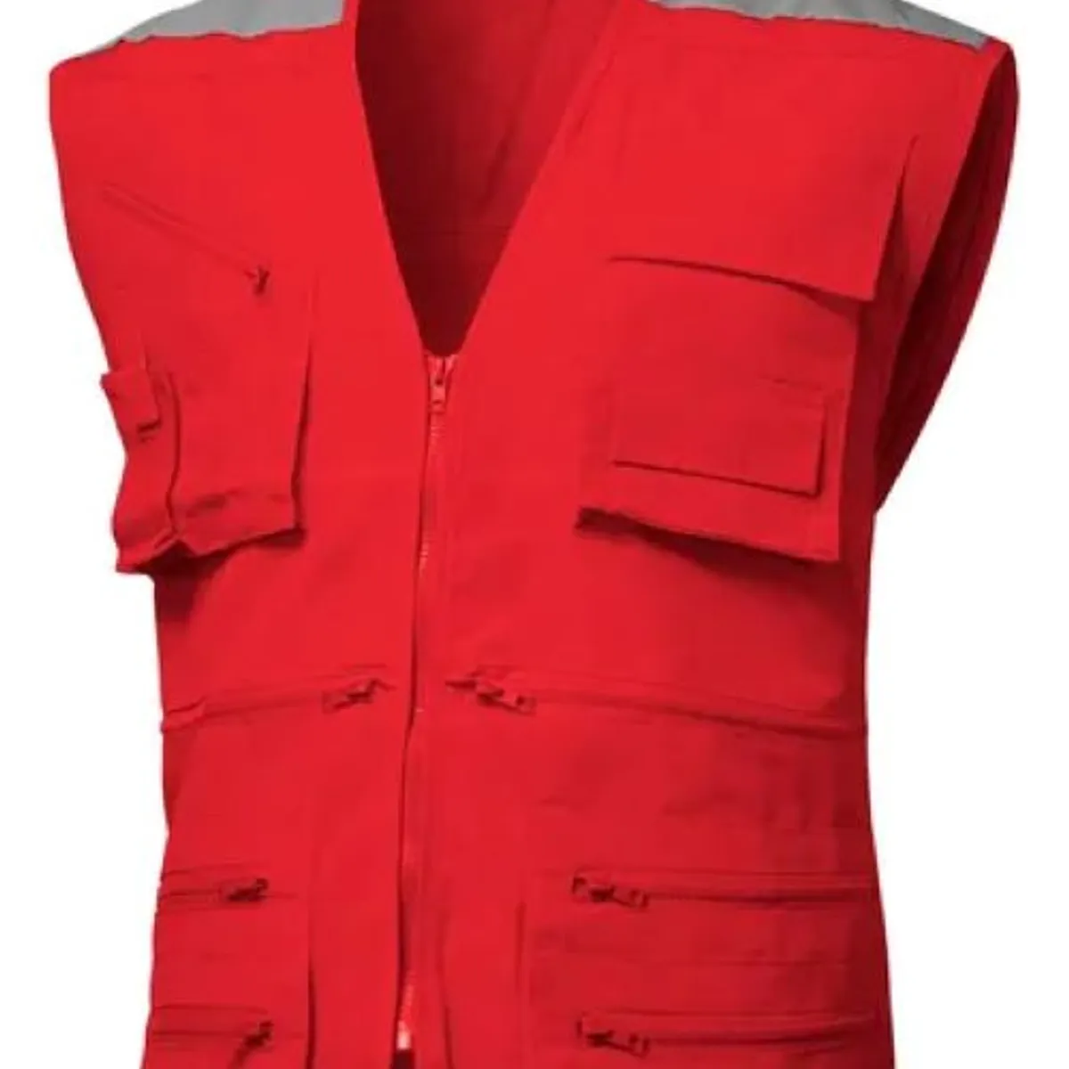 ACTIVEX - Chaleco Geólogo Poplin Rojo