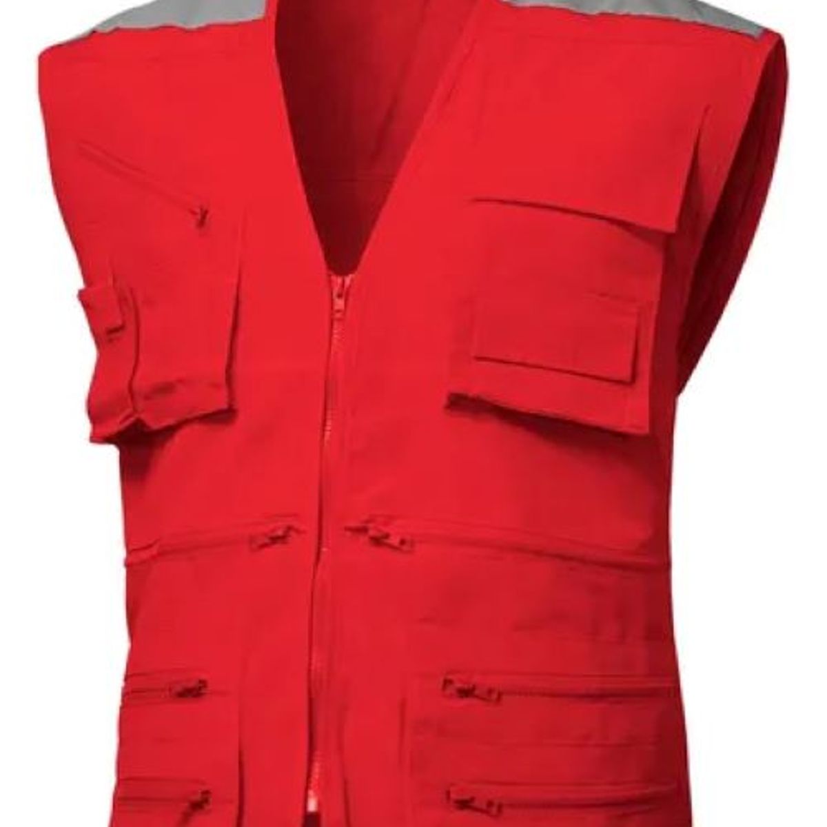 ACTIVEX - Chaleco Geólogo Poplin Rojo