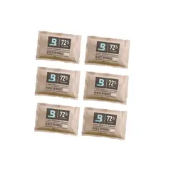 GENERICO - 6 Sobres Boveda Pack 72pct 60gr Control Humedad 2 vias
