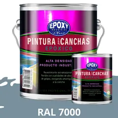 EPOXY - PINTURA EPÓXICA 2K CANCHAS DEPORTIVAS - KIT GALON RAL 7000