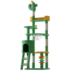 SUKEA - Rascador Para Gatos Con Forma De Cactus 1.80 Mts De Alto