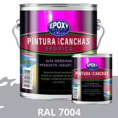 EPOXY - PINTURA EPÓXICA 2K CANCHAS DEPORTIVAS - KIT GALON RAL 7004