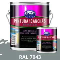 EPOXY - PINTURA EPÓXICA 2K CANCHAS DEPORTIVAS - KIT GALON RAL 7043