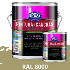 EPOXY - PINTURA EPÓXICA 2K CANCHAS DEPORTIVAS - KIT GALON RAL 8000