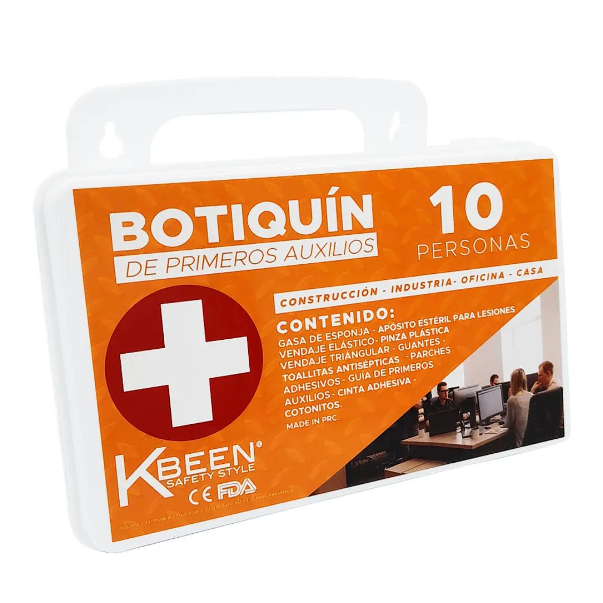 KBEEN - Botiquín Primeros Auxilios 10 Personas