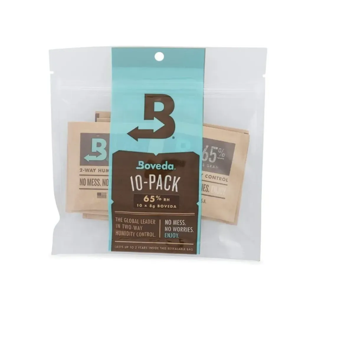 GENERICO - 10 Sobres Boveda Pack 65pct 8gr Control Humedad 2 Vias