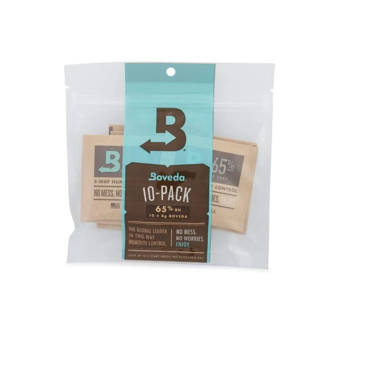 GENERICO - 10 Sobres Boveda Pack 65pct 8gr Control Humedad 2 Vias