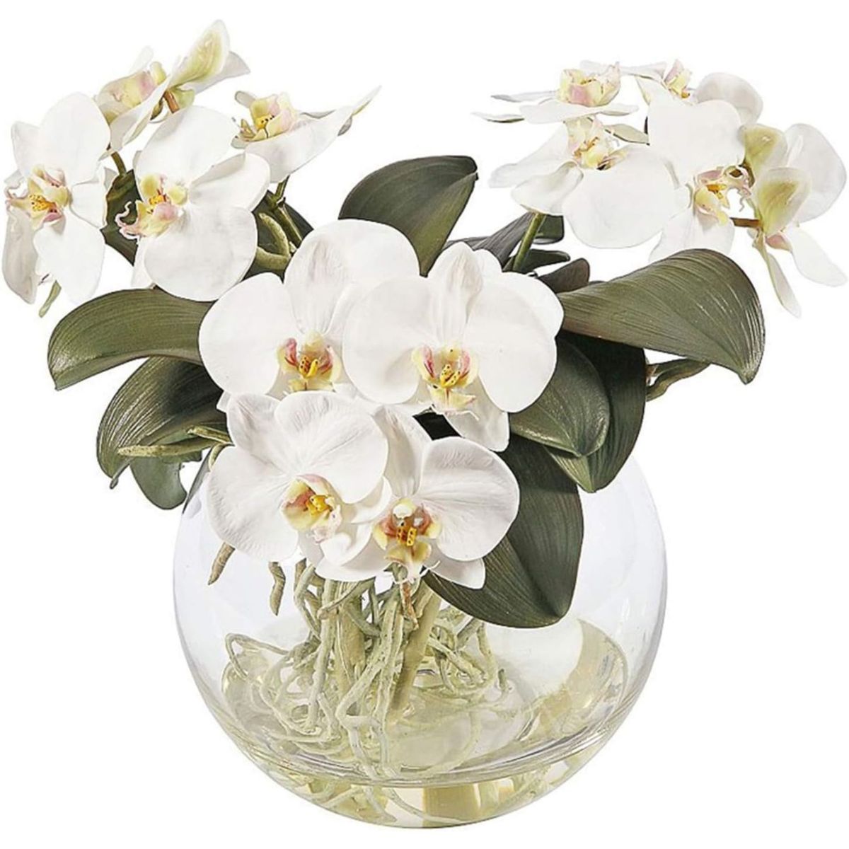 GENERICO - Florero De Vidrio Redondo Acuario 12cm