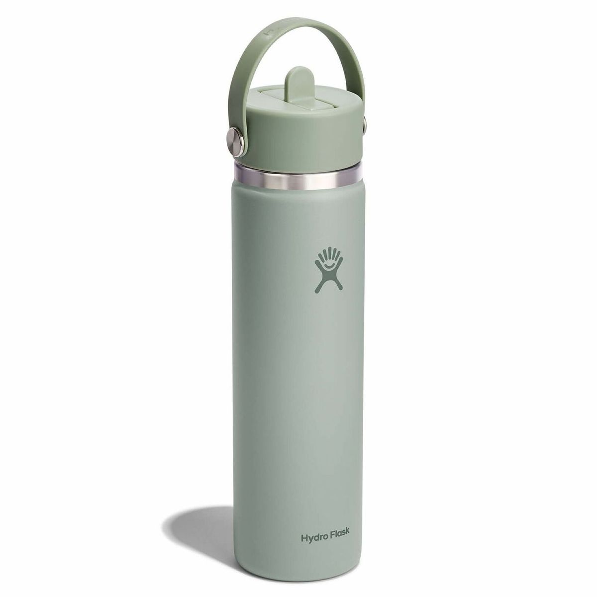 HYDRO FLASK - Botella Hydroflask Boca Ancha Con Bombilla 710Ml Verde
