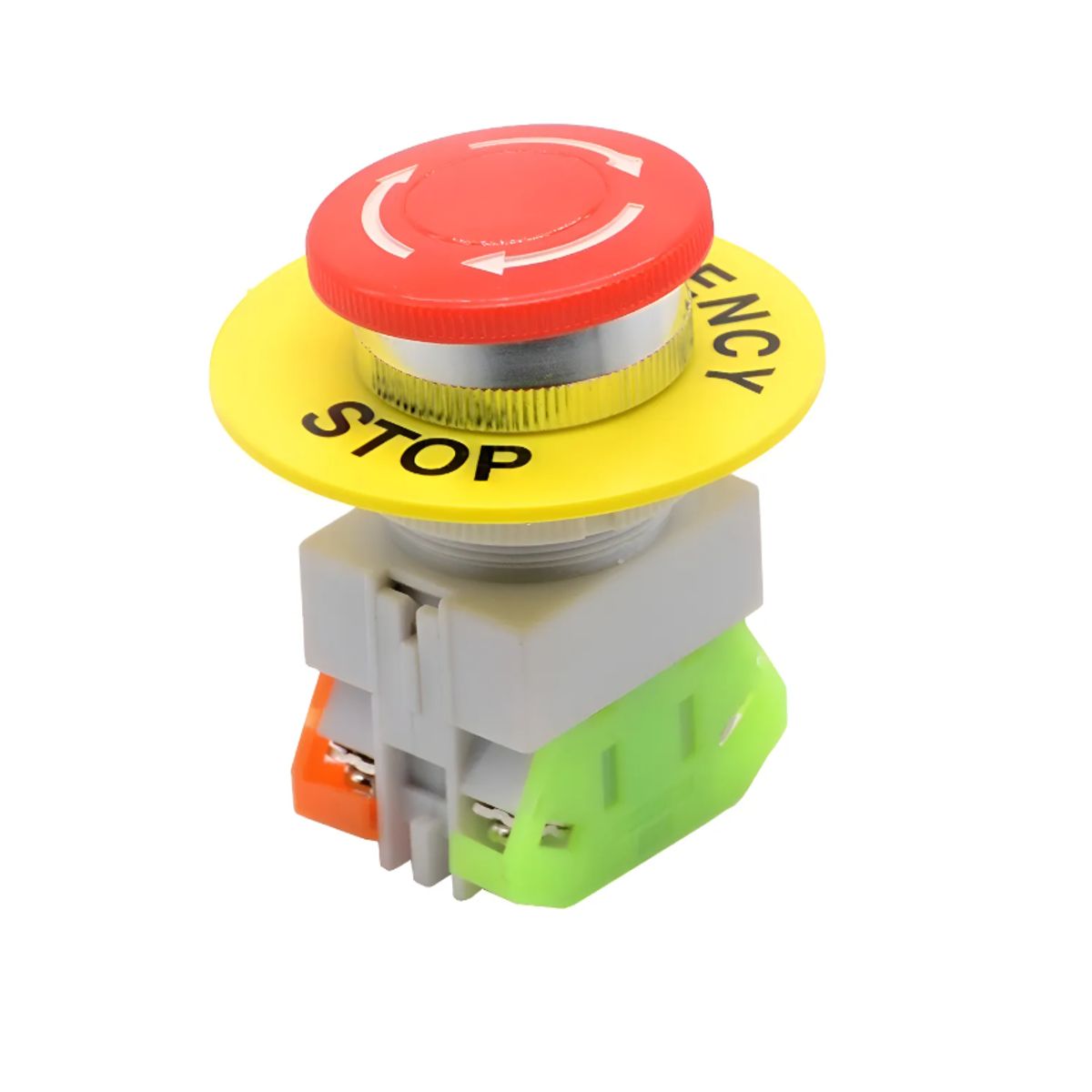 GENERICO - Boton Parada De Emergencia 660v 10a Interruptor Dpst Nc No