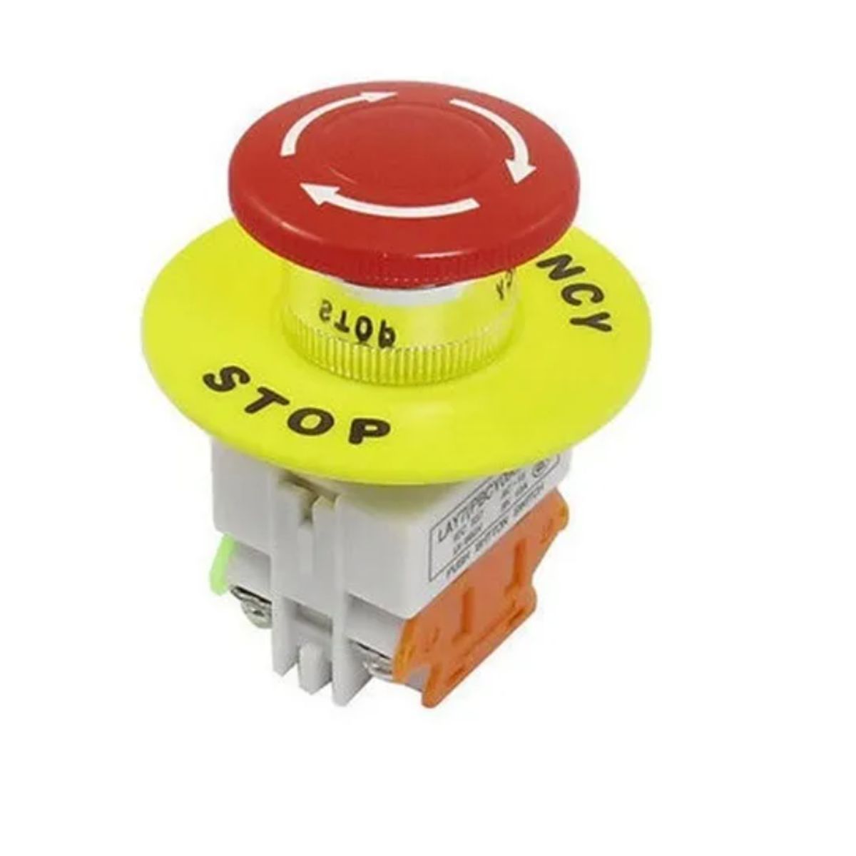 GENERICO - Boton Parada De Emergencia 660v 10a Interruptor Dpst Nc No