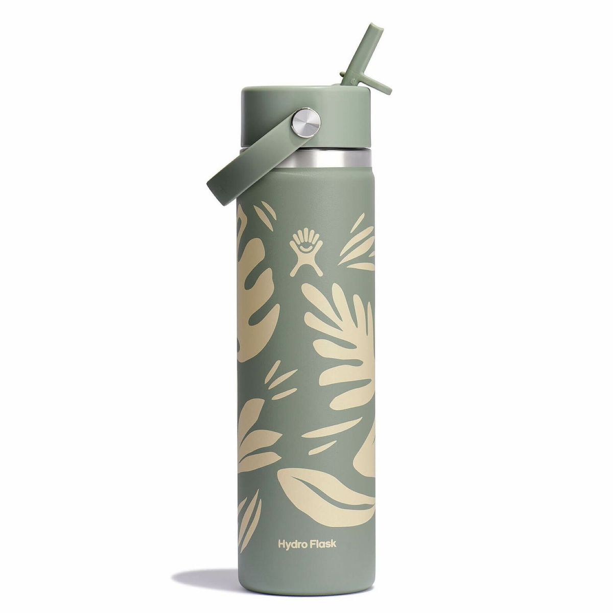 HYDRO FLASK - Botella Hydroflask Boca Ancha & Bombilla 710Ml Verde V25