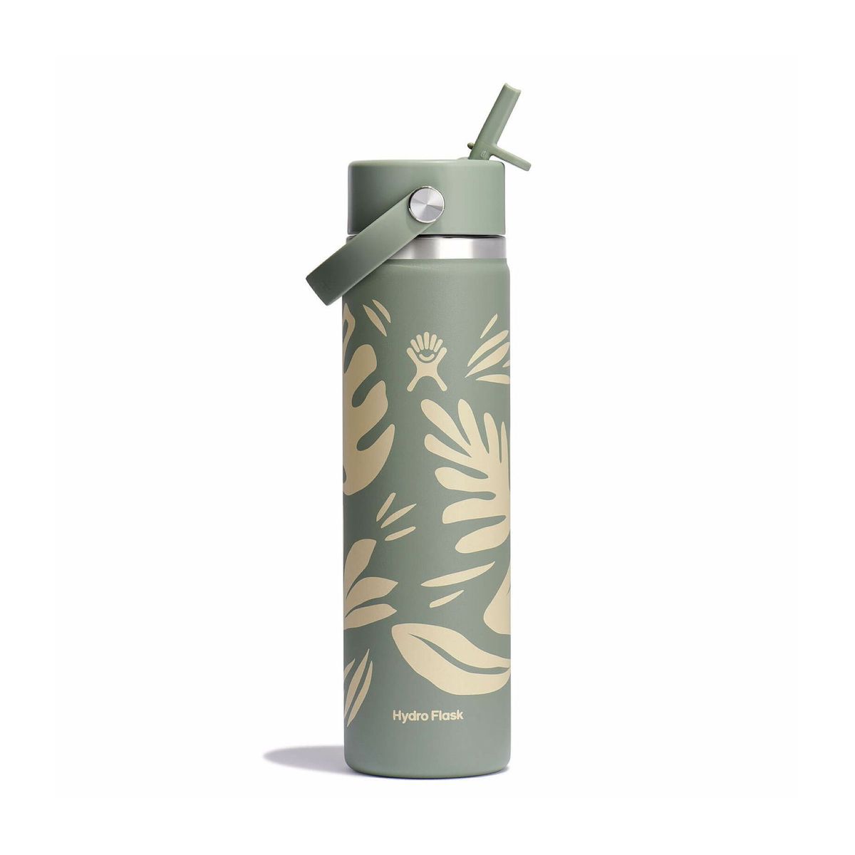 HYDRO FLASK - Botella Hydroflask Boca Ancha & Bombilla 710Ml Verde V25