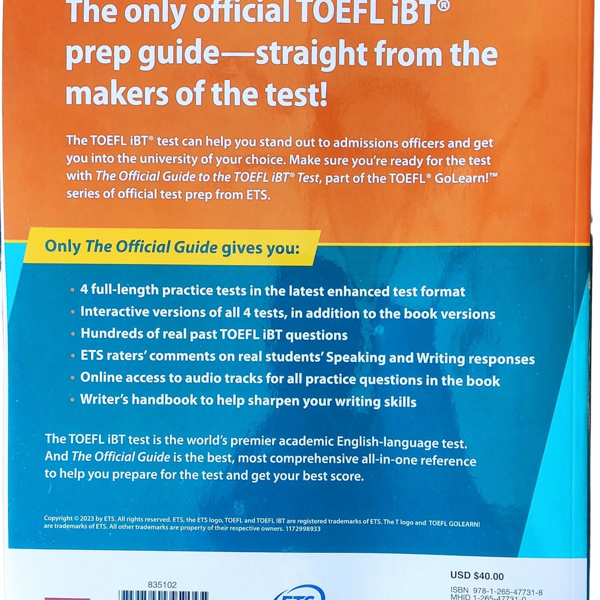 MCGRAW HILL - Libro The Official Guide to the TOEFL iBT Test 7th Edition