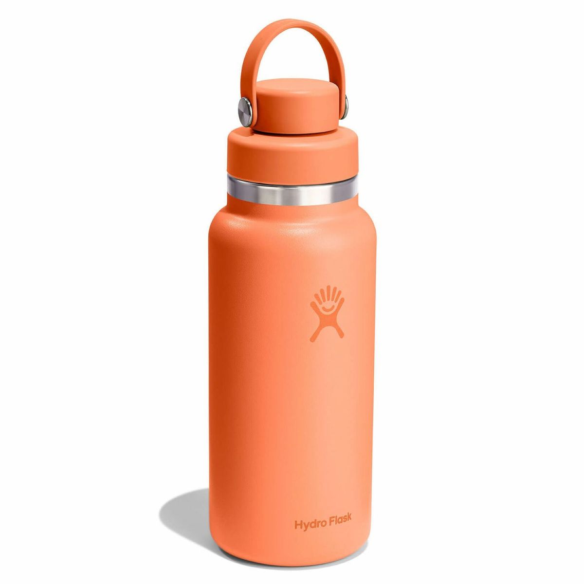 HYDRO FLASK - Botella Boca Ancha & Tapa Chug 943Ml Naranja Hydroflask