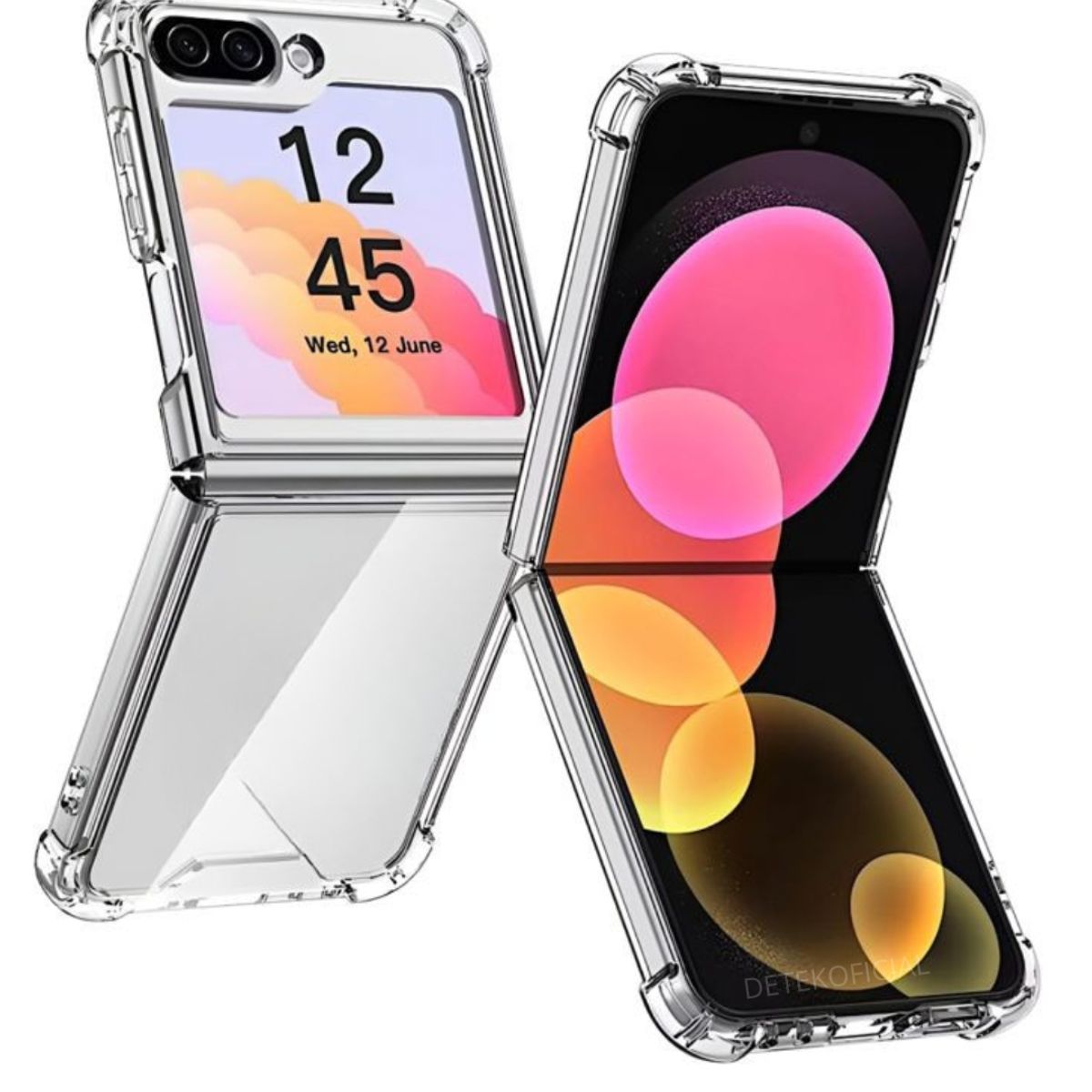 GENERICO - Carcasa Transparente Reforzado Para Samsung Galaxy Z Flip 7 Fe
