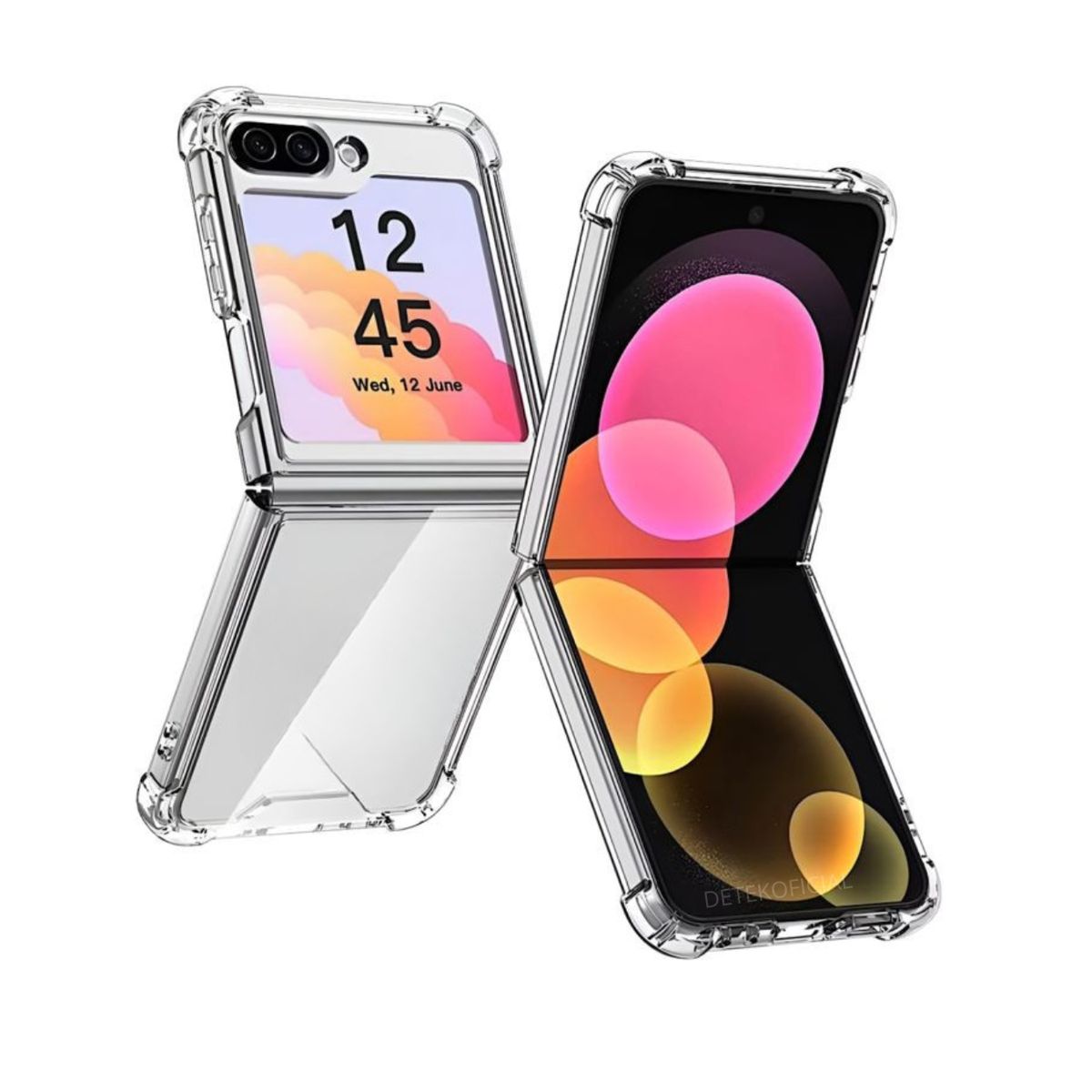 GENERICO - Carcasa Transparente Reforzado Para Samsung Galaxy Z Flip 7 Fe