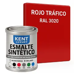 KENT - ESMALTE SINTETICO 1-32 Galón ROJO TRAFICO