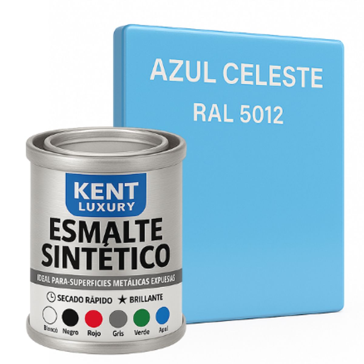 KENT - ESMALTE SINTETICO 1-32 Galón CELESTE
