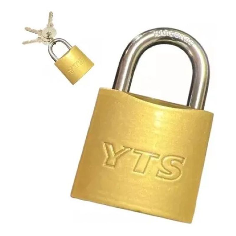 METALFER - Candado De Seguridad 32mm Yts 3 Llaves