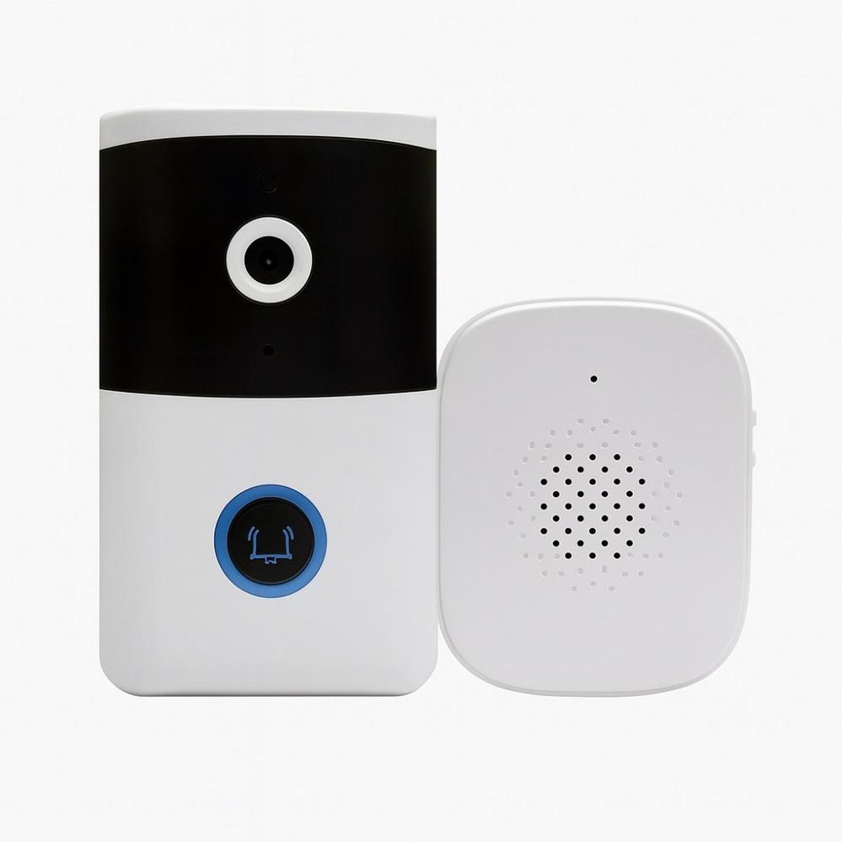 GENERICO - Timbre Puerta inalámbrico Wifi con cámara Visión Nocturna Hd