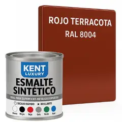 KENT - ESMALTE SINTETICO 1-16 Galón ROJO TERRACOTA