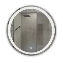 GENERICO - Espejo Redondo 60cm Luz Led One Touch Baño De Lujo Circular