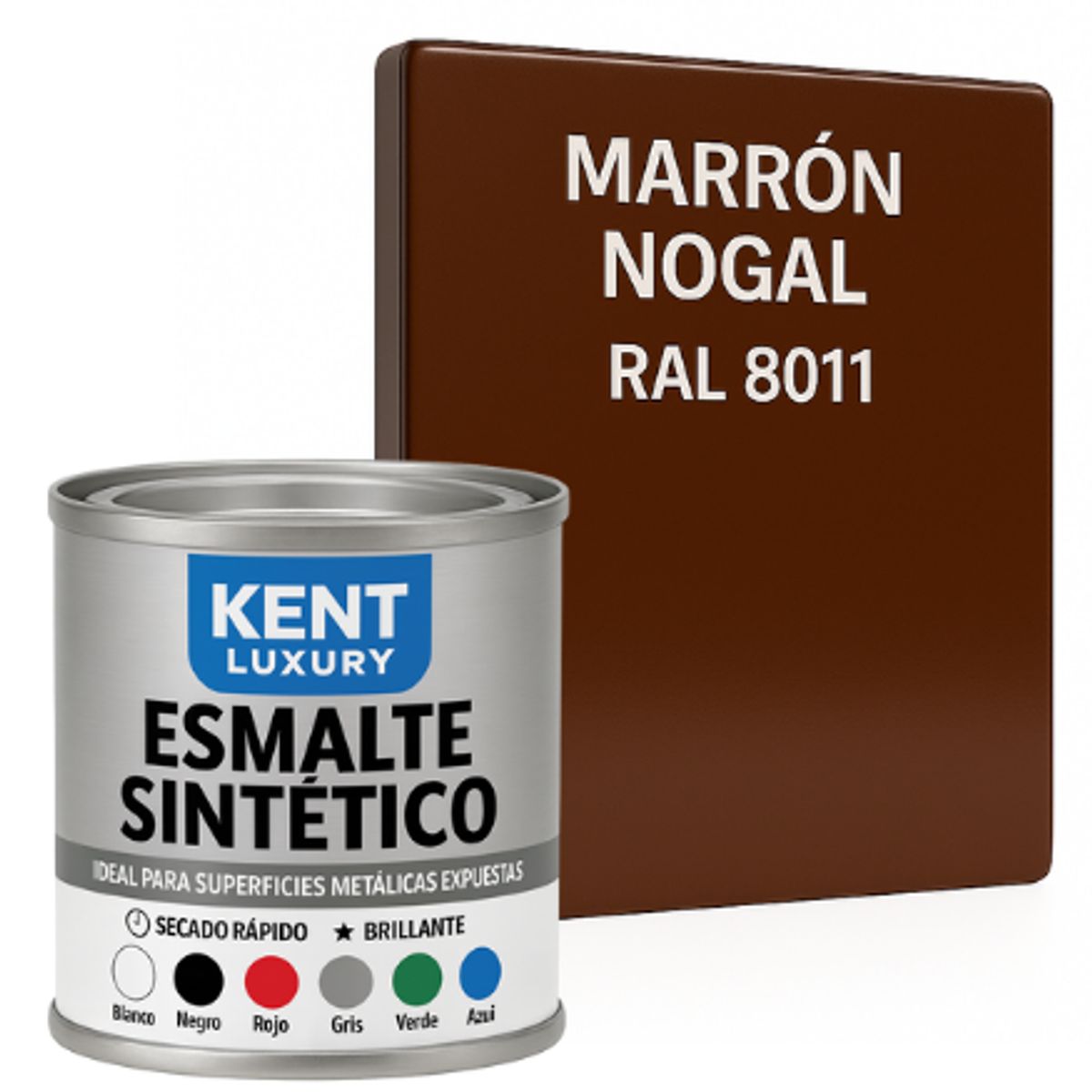 KENT - ESMALTE SINTETICO 1-16 Galón NOGAL