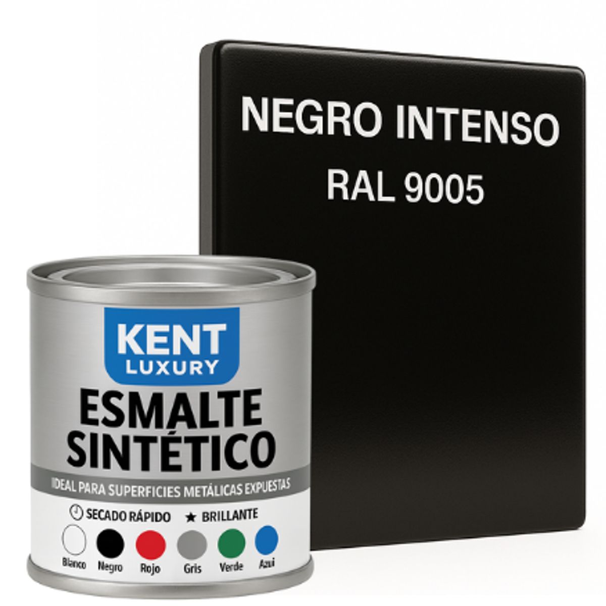 KENT - ESMALTE SINTETICO 1-16 Galón NEGRO