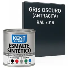 KENT - ESMALTE SINTETICO 1-16 Galón GRIS OSCURO