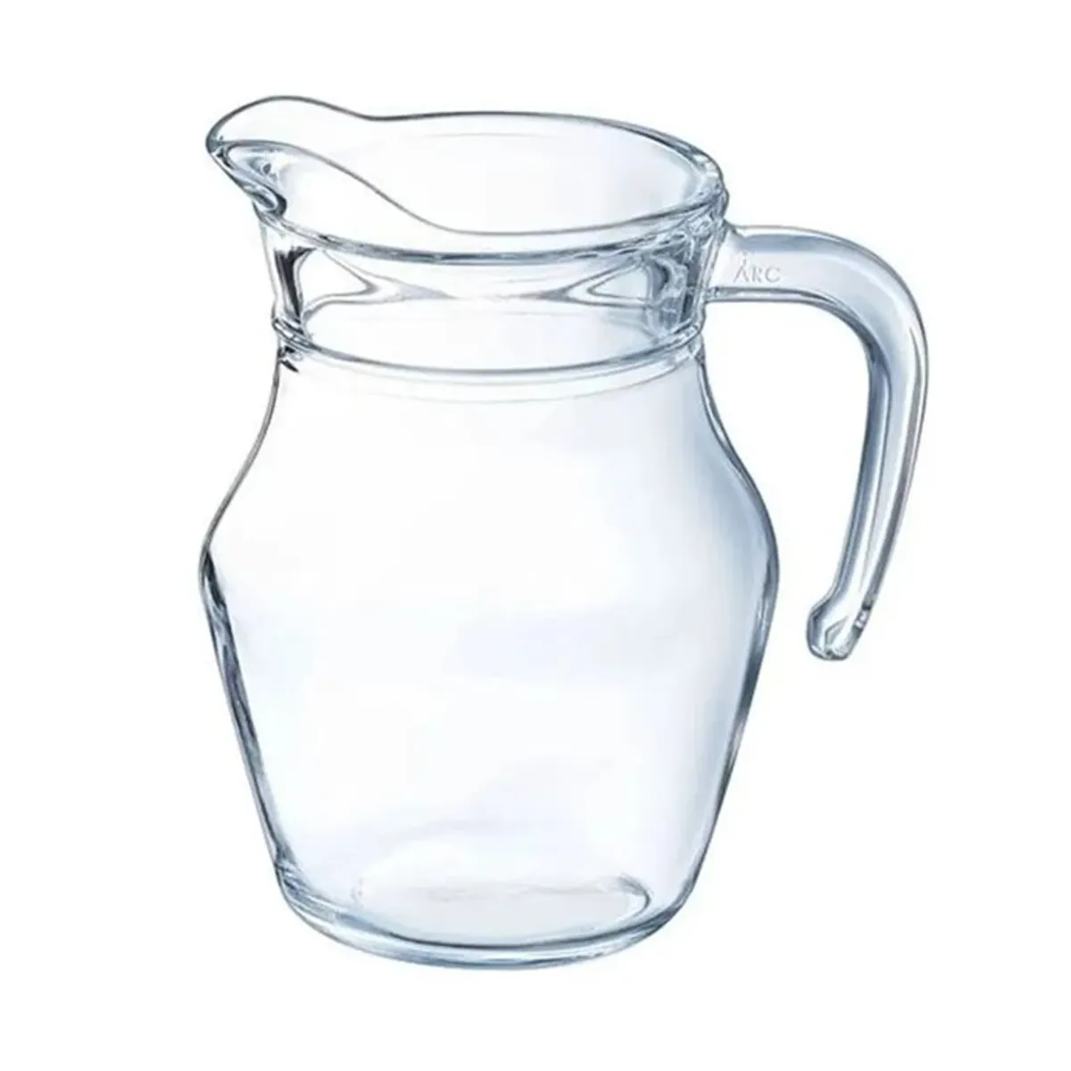 GENERICO - Pack de 6 Jarros Lorito 500 Ml De Vidrio Transparente